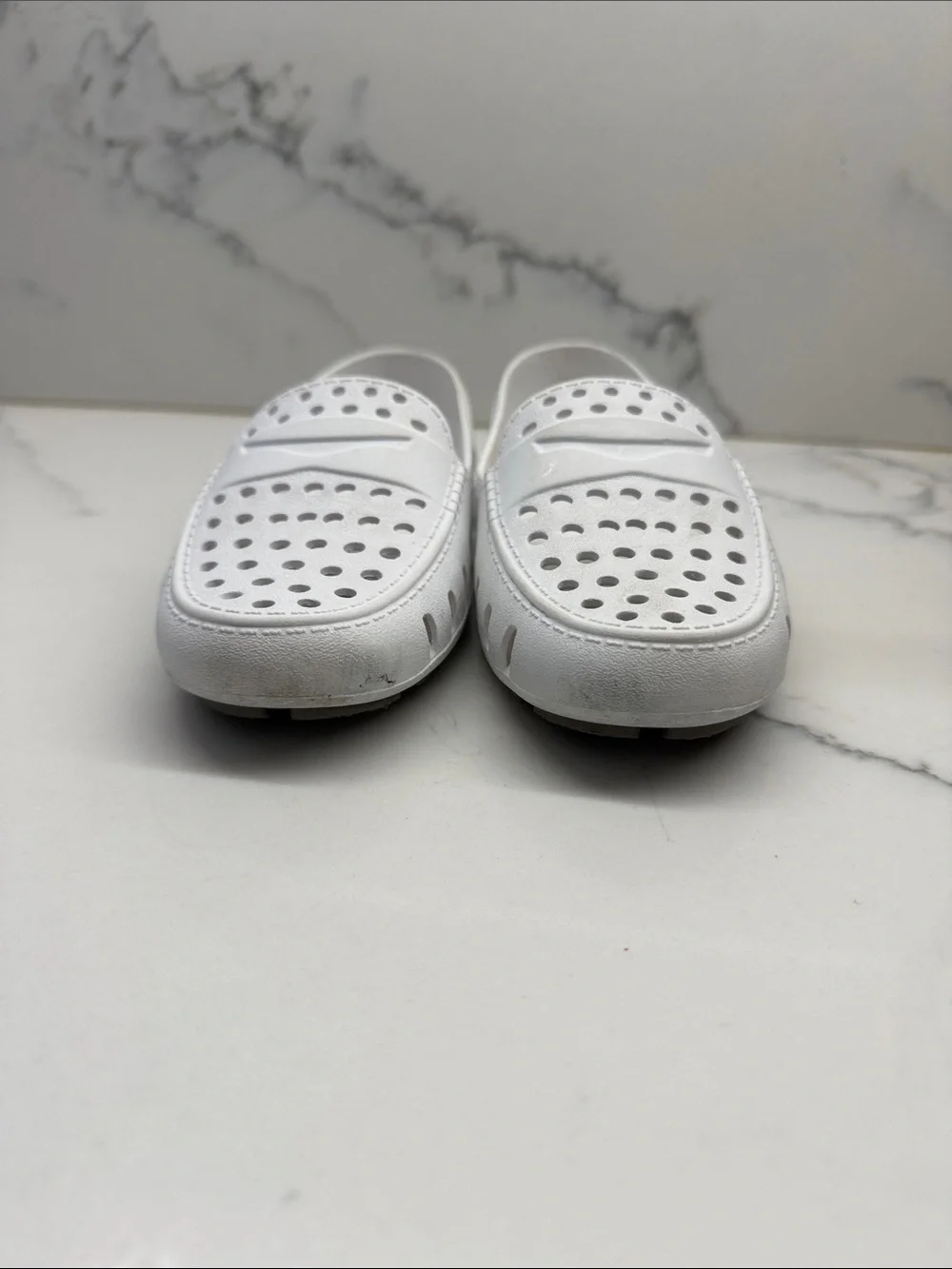 Kids White Water Shoes - Breathable Slip-On